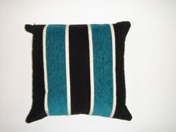 Rapport Home Oxford Chenille Cushion Cover (43x43 cm) in Teal - Size: 43 cm x 43 cm - thumbnail 1
