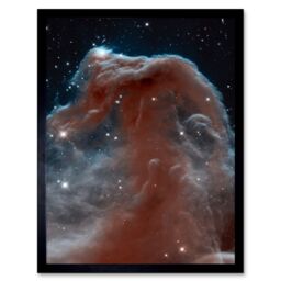 Artery8 Hubble Space Telescope Image Horsehead Nebula In Orion Constellation Star Birthing Ethereal Formation Rising From Interstellar Clouds Art - thumbnail 1