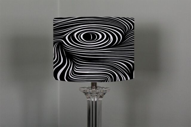 Benjamin Tate Design woodcut style on the subject of human soul ceiling lamp shade in Natural