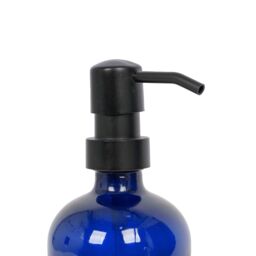 Harbour Housewares 3x Glass Soap Dispensers in Blue - thumbnail 4