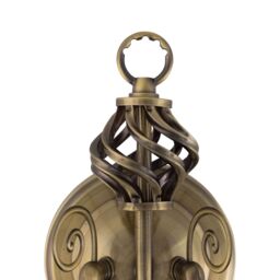 First Choice Lighting Barley Twist - Antique Brass Wall Light in Bronze - thumbnail 2