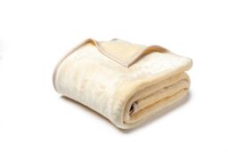 Snug City Mink Throw Soft Touch Blanket Fleece Faux Fur in Cream - Size: 150 cm × 200 cm - thumbnail 2