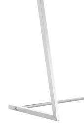 Orsina Elegant 3 Arm Chrome Towel Stand, Standing Towel Bar with Air Circulation Space, Modern Metal Towel Rack in Silver - thumbnail 4