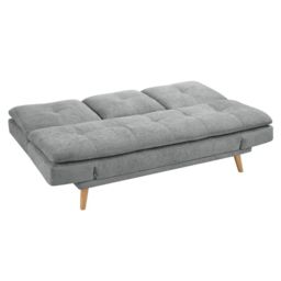 Home Detail Lilly Sofa Bed With Adjustable Armrests in Grey - Size: 3 Seater - thumbnail 5