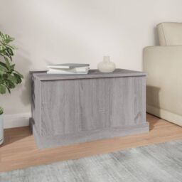 Berkfield Home Storage Box Grey Sonoma 70x40x38 cm Engineered Wood - Size: 70 x 40 x 38 cm - thumbnail 3