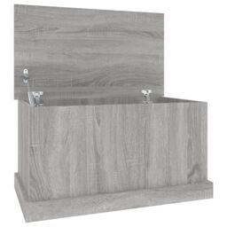 Berkfield Home Storage Box Grey Sonoma 70x40x38 cm Engineered Wood - Size: 70 x 40 x 38 cm - thumbnail 2