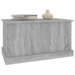 Berkfield Home Storage Box Grey Sonoma 70x40x38 cm Engineered Wood - Size: 70 x 40 x 38 cm - thumbnail 4