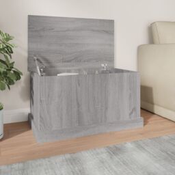 Berkfield Home Storage Box Grey Sonoma 70x40x38 cm Engineered Wood - Size: 70 x 40 x 38 cm - thumbnail 1