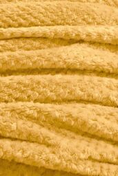 OHS Luxury Large Waffle Honeycomb Mink Warm Throw in Yellow - Size: 200 cm x 240 cm - thumbnail 3