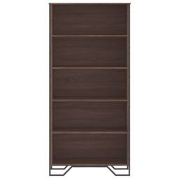 Berkfield Home Classic Book Cabinet Brown Oak 80x31x169 cm Engineered wood - Size: 80 x 31 x 169 cm - thumbnail 4