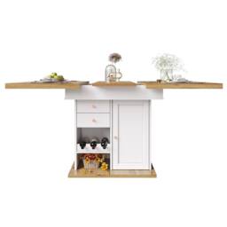 Matteo Extendable Dining Table - White - Contemporary - Dining Table - thumbnail 9