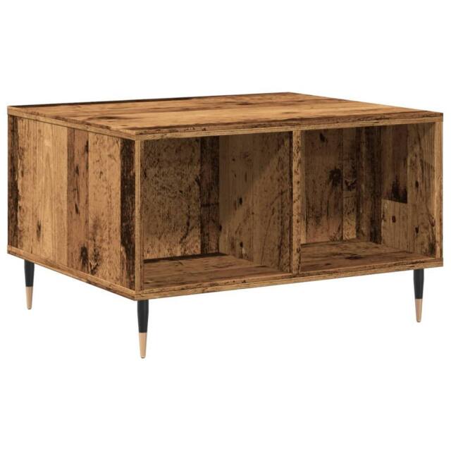 Berkfield Home Coffee Table Old Wood 60x50x36.5 cm Engineered Wood in Brown - image 1