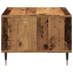 Berkfield Home Coffee Table Old Wood 60x50x36.5 cm Engineered Wood in Brown - thumbnail 5