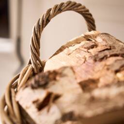 Dibor Traditional Natural Large Azara Oval Log Basket H39 x L56 x W45cm - Size: Small - thumbnail 4