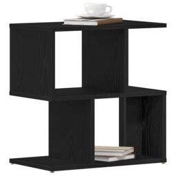 Berkfield Home Bedside Cabinet Black Oak 50x30x51, 5 cm Engineered Wood - thumbnail 3
