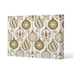 Benjamin Tate Design Christmas baubles (canvas) / 152 x 101 x 4cm in Natural - Size: 152 x 101 x 4 cm - thumbnail 1
