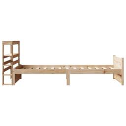 Berkfield Home Bed Frame with Headboard without Mattress 75x190 cm Small Single in Light Tan - thumbnail 7
