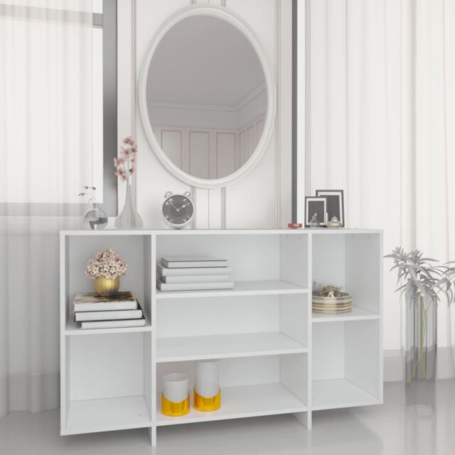 Berkfield Home Sideboard White 120x30x75 cm Engineered Wood - Size: 120 x 30 x 75 cm - image 1