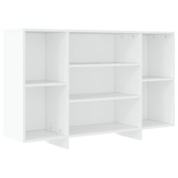 Berkfield Home Sideboard White 120x30x75 cm Engineered Wood - Size: 120 x 30 x 75 cm - thumbnail 2