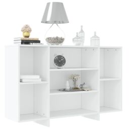 Berkfield Home Sideboard White 120x30x75 cm Engineered Wood - Size: 120 x 30 x 75 cm - thumbnail 3