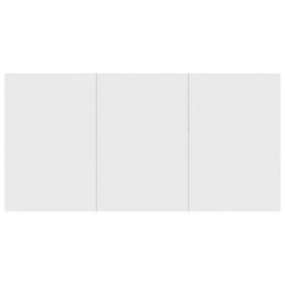 Berkfield Home Dining Table White 180x90x76 cm Engineered Wood - Size: 180 x 90 x 76 cm - thumbnail 6
