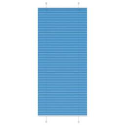 Berkfield Home Pleated Blind Blue 95x200 cm Fabric Width 94.4 cm Polyester - thumbnail 2