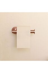 Cosmic Paper Holder Without Cover Brushed Copper PVD Architect Sp in Gold - thumbnail 3