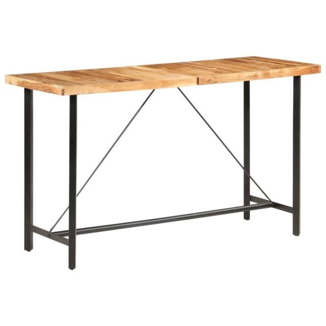 Berkfield Home Bar Table 180x70x107 cm Solid Sheesham Wood in Brown - Size: 180 x 70 x 107 cm - image 1