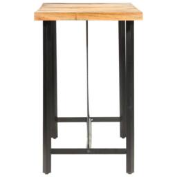Berkfield Home Bar Table 180x70x107 cm Solid Sheesham Wood in Brown - Size: 180 x 70 x 107 cm - thumbnail 3