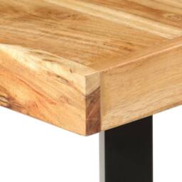 Berkfield Home Bar Table 180x70x107 cm Solid Sheesham Wood in Brown - Size: 180 x 70 x 107 cm - thumbnail 5