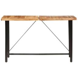 Berkfield Home Bar Table 180x70x107 cm Solid Sheesham Wood in Brown - Size: 180 x 70 x 107 cm - thumbnail 2
