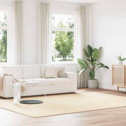 Berkfield Home Shaggy Rug High Pile NAVARRA Cream 240x340 cm Polyester - Size: Medium - thumbnail 2