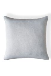 BHS Snow Fleece Cushion in Silver - Size: 45 cm x 45 cm - thumbnail 2