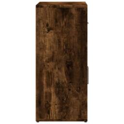 Berkfield Home Sideboards 2 pcs Smoked Oak 60x31x70 cm Engineered Wood in Brown - Size: 60 x 31 x 70 cm - thumbnail 6