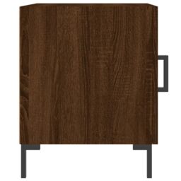 Berkfield Home Bedside Cabinets 2 pcs Brown Oak 40x40x50 cm Engineered Wood - Size: 40 x 40 x 50 cm - thumbnail 5