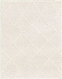 Livabliss Rodos-Modern Beige White Soft Plush Pile Living Bedroom Rug in Cream - Size: 160 cm x 215 cm - thumbnail 2