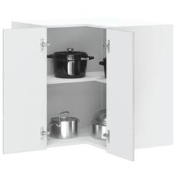 Berkfield Home Kitchen Wall Corner Cabinet Kalmar Concrete Grey Engineered Wood - thumbnail 2