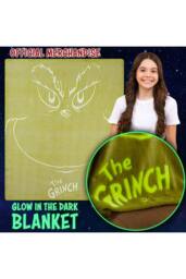 The Grinch Glow in the Dark Blanket Christmas Gift in Green - thumbnail 4
