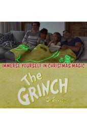 The Grinch Glow in the Dark Blanket Christmas Gift in Green - thumbnail 5