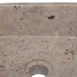 Berkfield Home Sink Grey 30x30x13 cm Marble - Size: 30 x 30 x 13 cm - thumbnail 6