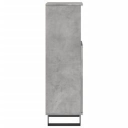 Berkfield Home Bathroom Cabinet Concrete Grey 30x30x100 cm Engineered Wood - Size: 30 x 30 x 100 cm - thumbnail 5