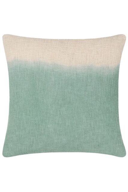 Furn Mizu Square Dip Dye Cushion in Green - Size: 50 cm x 50 cm - image 1