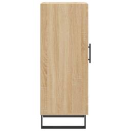 Berkfield Home Sideboard Sonoma Oak 34.5x34x90 cm Engineered Wood in Natural - thumbnail 7
