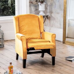 Artemis Home Barksdale Recliner Armchair in Yellow - thumbnail 5