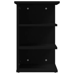 Berkfield Home Side Cabinet Black 35x35x55 cm Engineered Wood - Size: 35 x 35 x 55 cm - thumbnail 6