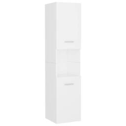 Berkfield Home Full Bathroom Furniture Set White Engineered Wood - thumbnail 4