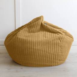 rucomfy Beanbags rucomfy Indoor Classic Kids Bean Bag Chair - Jumbo Cord Slouchbag in Mustard - thumbnail 3