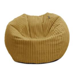 rucomfy Beanbags rucomfy Indoor Classic Kids Bean Bag Chair - Jumbo Cord Slouchbag in Mustard - thumbnail 4