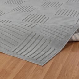 Livabliss Le Mans-Modern Beige Grey White 3D High & Low Pile Textured In- & Outdoor Rug - Size: 120 cm x 170 cm - thumbnail 4