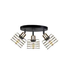 Netlighting Viva Ceiling Spotlight Clusters Gold 35cm 3x E27